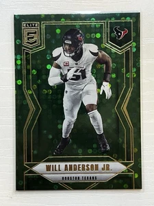 2025 Panini Donruss Elite - Will Anderson #28 Green Disco - Picture 1 of 2