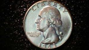 1963 D 90% Silver Washington Quarter with RPM - 001, Listed at Variety Vista - Picture 1 of 3