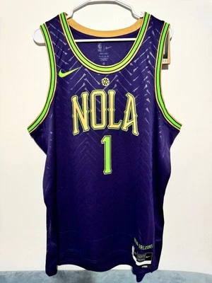 New Orleans Pelicans Zion Williamson Nike 2024/25 Swingman Jersey City Edition - Image 1 of 4