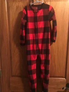 Schlafanzug BabyGap Buffalo kariert Fuß Einteiler Pyjama 5T - Bild 1 von 3