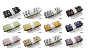 Para Hombre Tradicional Tradicional KAKU OBI Algodón 100% 12 Colores con Manual Japonés - Imagen 1 de 32