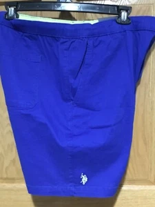 MEN'S U.S. POLO ROYAL BLUE JOGGER SHORTS. SIZE XL. NEW! - Picture 1 of 2