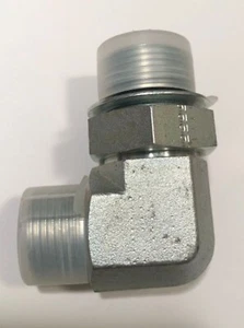 O-ring maschio Eaton 1-1/4" boss x 1-1/8" maschio o-ring 90 gradi raccordo gomito - Foto 1 di 4