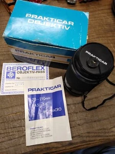 Prakticar ObJektiv Auto Zoom 70 210mm F4 .5 5.6 MC Macro Camera Lens with Box - Picture 1 of 10