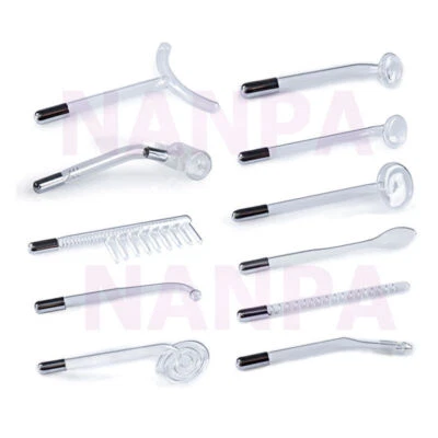 Elektroden Glasstab Violett / Orange Strahl Gesichtspflege für Hochfrequenzgerät - Bild 1 von 4