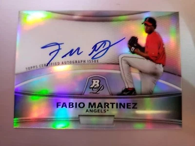 2010 BOWMAN STERLING FABIO MARTINEZ AUTO REFRACTOR  - Image 1 of 2