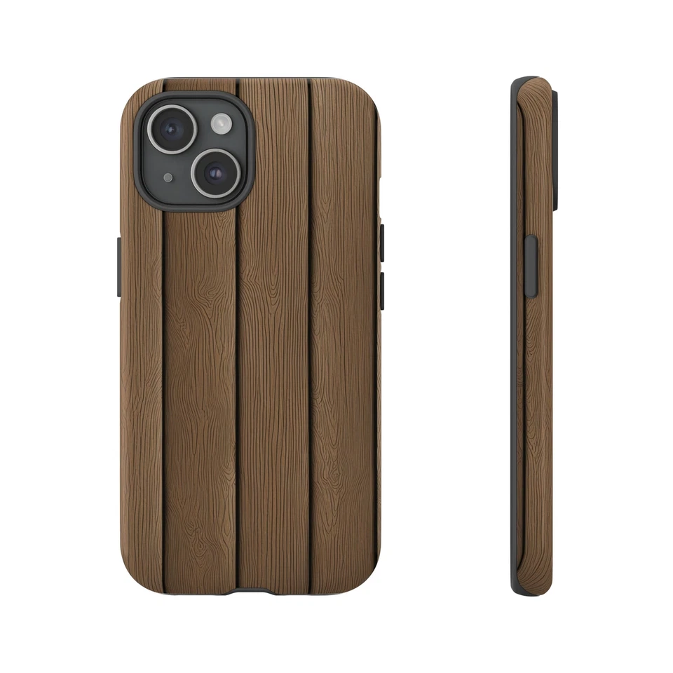 Funda de teléfono con patrón de madera envejecida para iPhone, Samsung Galaxy, Google Pixel Foto 1 de 1