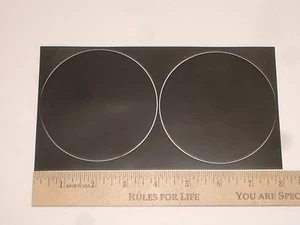 BASE DE PELÍCULA PLÁSTICA PROTECTORA PROCOMM 3.9PA 2x 3.9" PARA MONTAJE DE ANTENA MAGNÉTICA - Imagen 1 de 1
