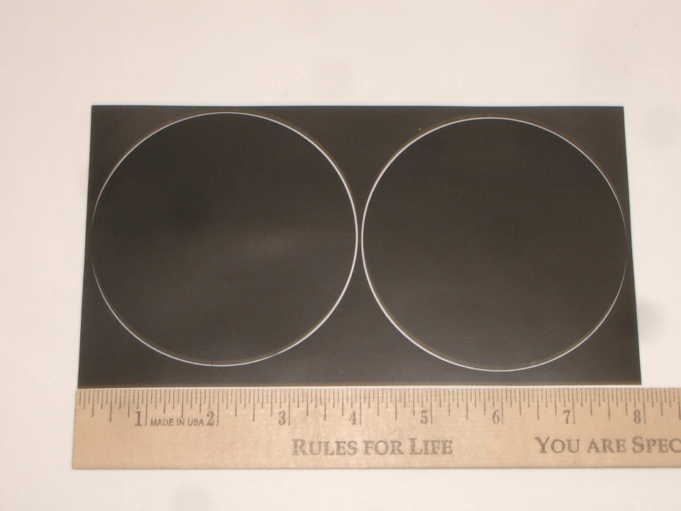 PROCOMM 3.9PA 2x 3.9" PROTECTIVE PLASTIC FILM BASE FOR MAGNETIC ANTENNA MOUNT - Image 1 of 1