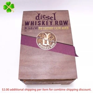 Scatola vuota per sigari in legno con foro di coniglio fila di whisky PX 6,5" x 4,5" x 3,75" - Foto 1 di 11