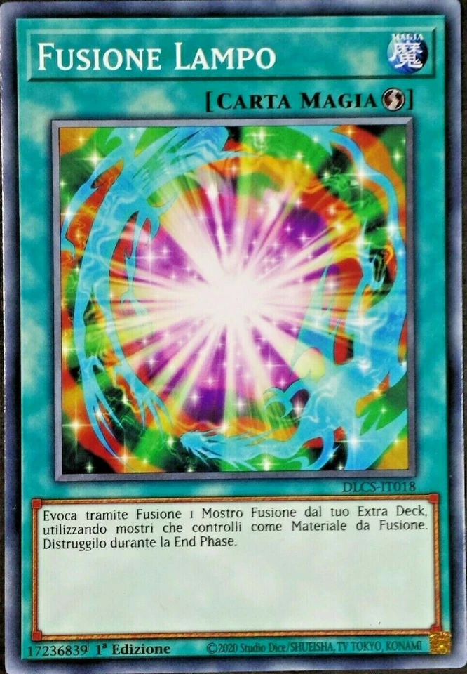 YU-GI-OH! DLCS-IT018  Fusione Lampo  comune 1°edizione  italiano  yugioh - Immagine 1 di 1