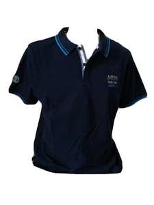 Polo Milano Italy maglia abbottonatura XL 54 blu navy - Foto 1 di 6
