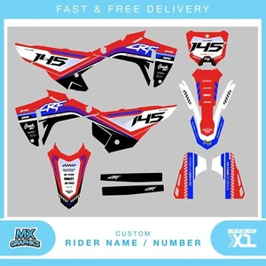 KIT PEGATINAS HONDA CRF 250 450 2010-2025 - KIT GRÁFICOS MOTOCROSS MX - Imagen 1 de 1