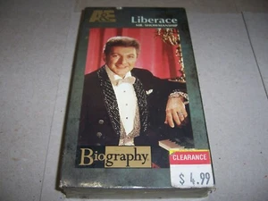 LIBERACE- BIOGRAPHY VHS CASSETTE TAPE (SEALED) - Picture 1 of 3