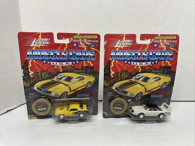 МАСЛКАРЫ PLYMOUTH 1971 HEMI CUDA & 1970 Superbird JOHNNY LIGHTNING США - Изображение 1 из 4