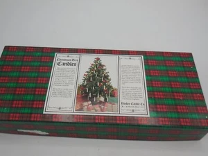 Vintage Yankee Candle Christmas Tree Red Taper Candles 36 Candle Pairs Ornaments - Picture 1 of 4