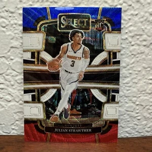 JULIAN STRAWTHER 2023-24 PANINI SELECT #78 CONCOURSE TRI-COLOR PRIZM NUGGETS RC - Bild 1 von 2