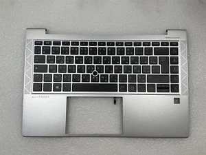 For HP EliteBook 845 G8 M52490-FP1 AZERTY Arabic Palmrest Keyboard Top Cover NEW - Picture 1 of 6