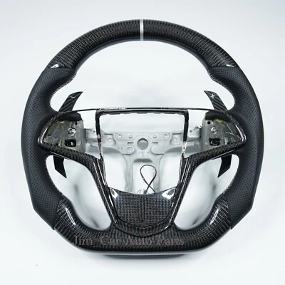 Real carbon fibre steering wheel for Cadillac ATS CTS ATSV CTS V - Image 1 of 4
