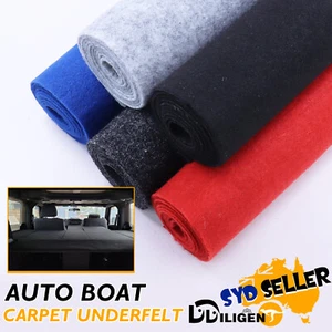 Camper Van Lining Carpet Marine Auto Upholstery Trunk Roof Floor Rugs Underlay - Picture 1 of 23