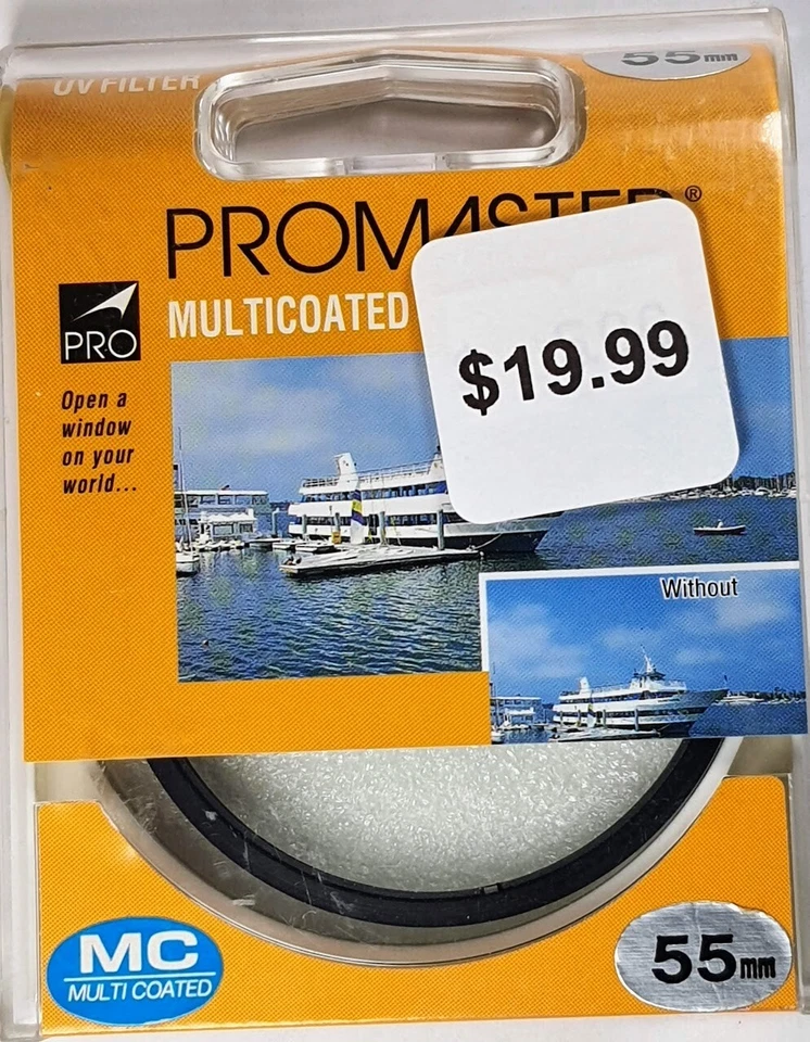 Pro MC 55mm Multi Coated UV Glass Lens Filter Japan 55 mm Glass Safety E-55 E55 - Image 1 of 4