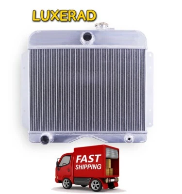 Подходит для грузовика Jeep Willys 1946-1964 годов выпуска 50-58 CJ3 CJ5 CJ6 59-62 3-рядный алюминиевый радиатор - Изображение 1 из 4