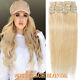 CLEAEANCE Clip In Hair 100% Remy Real Human Hair Extensions Blonde Mix FULL HEAD