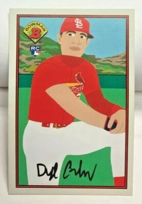 Dylan Carlson 2021 Topps X 1989 Bowman by Keith Shore RC #07 CARDINALS - SP/7015 - Image 1 of 2