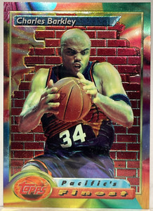 1993-94 Topps Pacific's Finest Refractor #125 Charles Barkley Phoenix Suns
