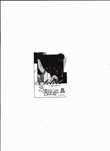 2008 Press Pass Basketball autographed card of Sean Elliot #SS-SE
