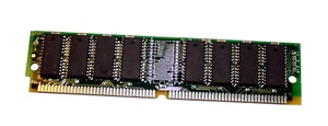 16 MB FPM-RAM 72-pin 4Mx32 non-Parity PS/2 Simm 60 ns 'Fujitsu FSA4UN3242-60JS- - Photo 1/2