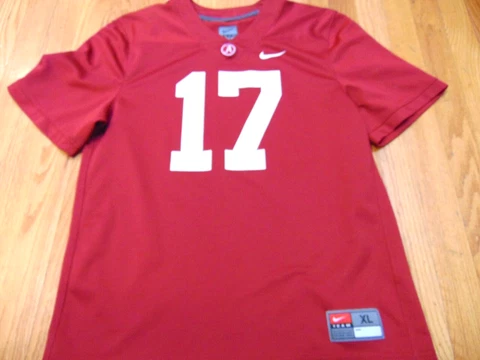 NIKE TEAM NCAA ALABAMA CRIMSON TIDE FOOTBALL JERSEY SIZE YOUTH XL Cover