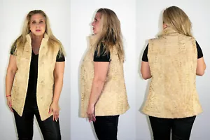 Brand New Cream Swakhara Fur Vest Size Medium 6 8 M Efurs4less - Picture 1 of 5