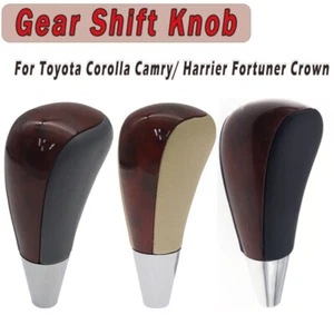 Gear Shift Knob Automatic Lever Shifter Handle For Toyota Corolla Camry Harrier - Imagen 1 de 18