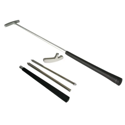 3-part foldable golf putter club for right or left hand - Image 1 of 4