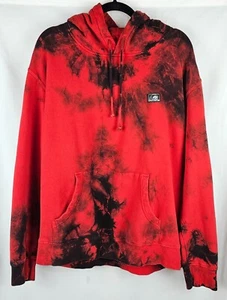 Felpa con cappuccio Lurking Class grande schizzo tank logo nero rosso tie dye skater teschio - Foto 1 di 8