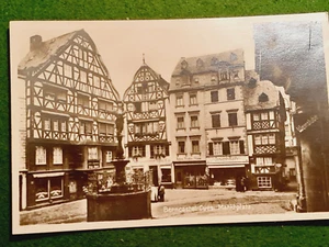 Berncastel-Cues an der Mosel Marktplatz von 1910, sw Ansichtskarte ungelaufen - Bild 1 von 4
