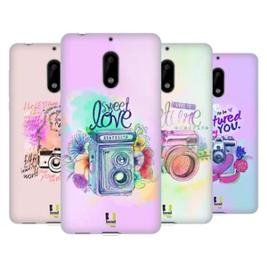HEAD CASE DESIGNS FLORAL SHUTTER SOFT GEL CASE FOR NOKIA PHONES 1 - Picture 1 of 11