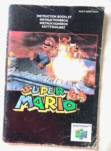 62199 Instruction Booklet - Super Mario 64 - Nintendo 64 (1996) NUS-P-NSMP-NUK4