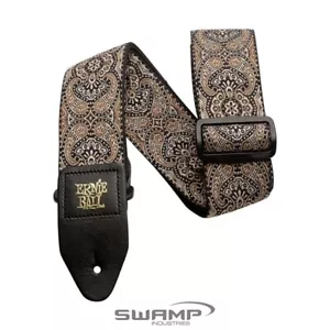 Correa de guitarra Ernie Ball 4163 Jacquard - Paisley dorado y negro - Imagen 1 de 1