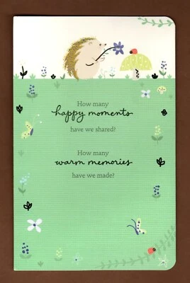 Tarjeta del Día de la Madre Erizo American Greetings 8,25" Perla Cuentas Metálicas Repujadas Foto 1 de 3