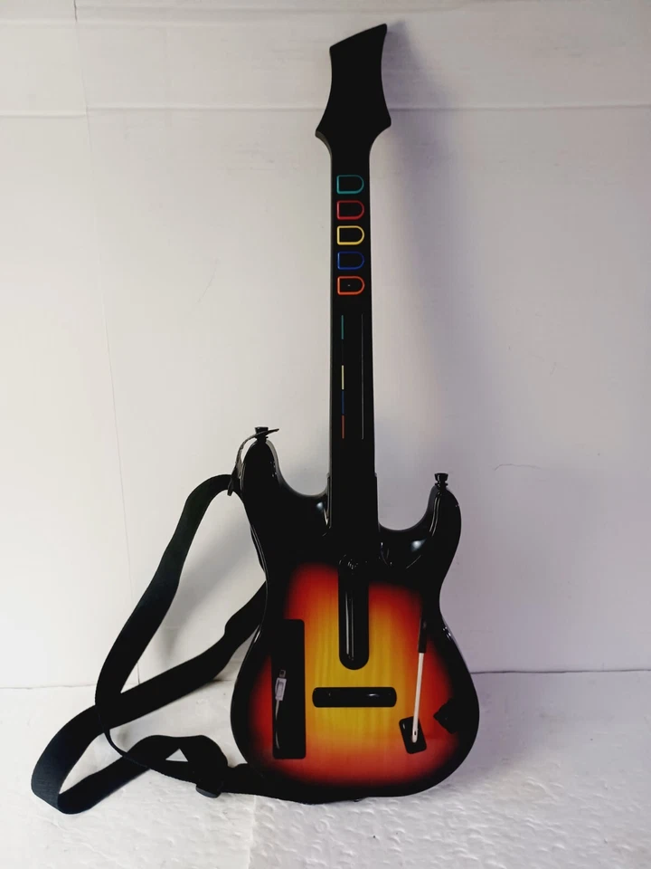 Nintendo Wii Red Octane Sunburst FULLY TESTED Guitar Hero Controller 95911.805  - Image 1 of 4