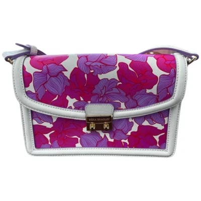 Bolso Bandolera Vera Bradley Nuevo con Etiquetas Cuero Tess Paradise Púrpura Lila Foto 1 de 4