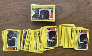 Vintage Pennsylvania Dutch Country Playing Cards Horse Buggy Covered Bridge C16 - Picture 1 of 11