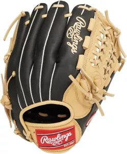 Rawlings Baseball Softball All-Around Glove Black Camel 11.25 or 11.75 inch - Picture 1 of 6