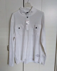 Calvin Klein Jeans Herren Weiß Langarm Utility Logo Oberteil Shirt XL Neu mit Etikett - Bild 1 von 4