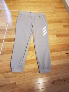 Adidas Track Pants Gray Men's Size L RN88387 ca 40312 - Picture 1 of 12