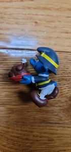 Schlümpfe Erntedank Türkei Schlumpf Pilger Vintage 80er Figur PVC Peyo Portugal (JF37 - Bild 1 von 2