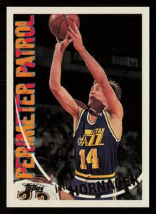 Jeff Hornacek 1994-95 Topps #304 Utah Jazz Basketball Card - Picture 1 of 2
