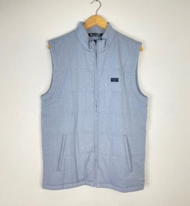 Travis Mathew - Seaboard Vest - Mens M - Grey Zip Lightweight Insulated Golf - Picture 1 of 7